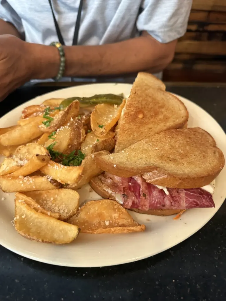 Corned beef sandwich at McCracken’s Leesburg