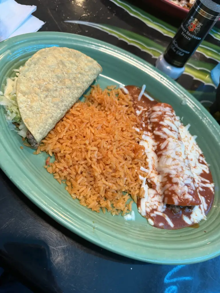 Speedy Gonzales lunch combination at Campo Azul Mexican Kitchen